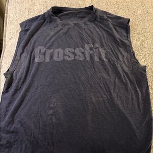 Nobull CrossFit Men's Navy Sleeveless Shirt